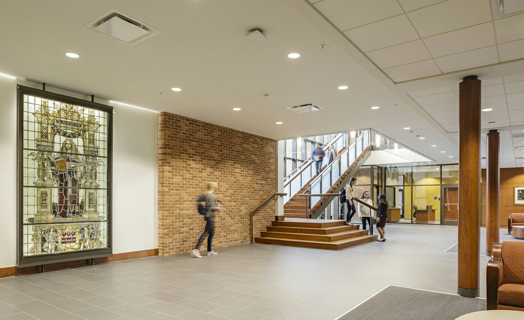 The Law School’s Hixon Center for Experiential Learning and Leadership provides a significant, warm, and welcoming place and helps to build an educational and cultural community. 